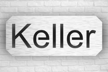 Tür-und Raumschilder, Materialstärke 1mm,Keller
