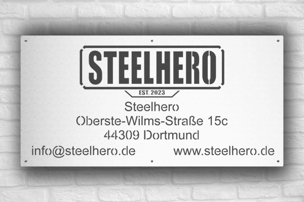 Schilder personalisierbar