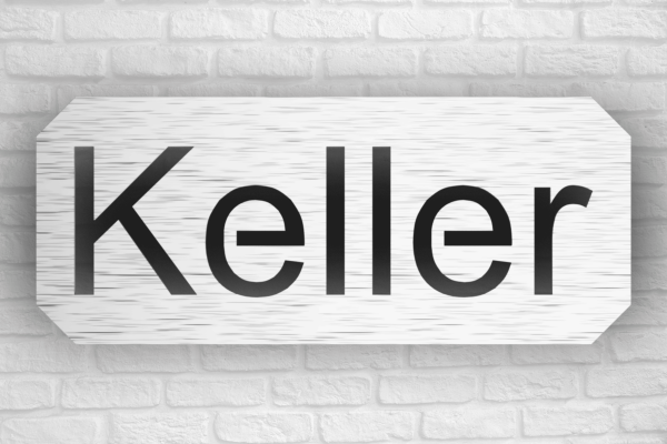 Tür-und Raumschilder, Materialstärke 1mm,Keller